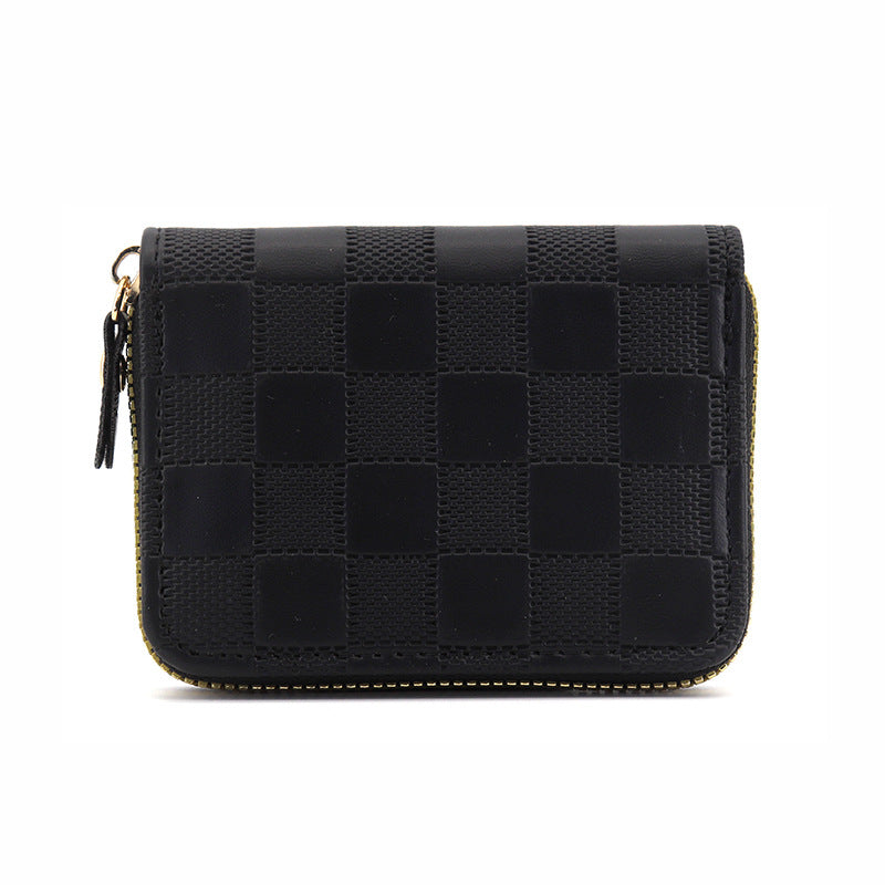 Wholesale Large-capacity plaid card holder